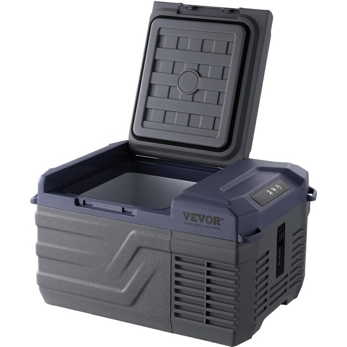 Автохолодильник VEVOR 12V/24V/220V 9л компресорний: для кемпінгу, авто, подорожей (-20°C ~ +20°C)