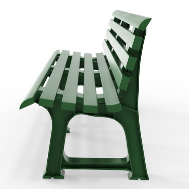 Лавка садова Orchidea Green 145x49x74см