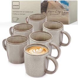 розмір: набір з 6 чашок для кави