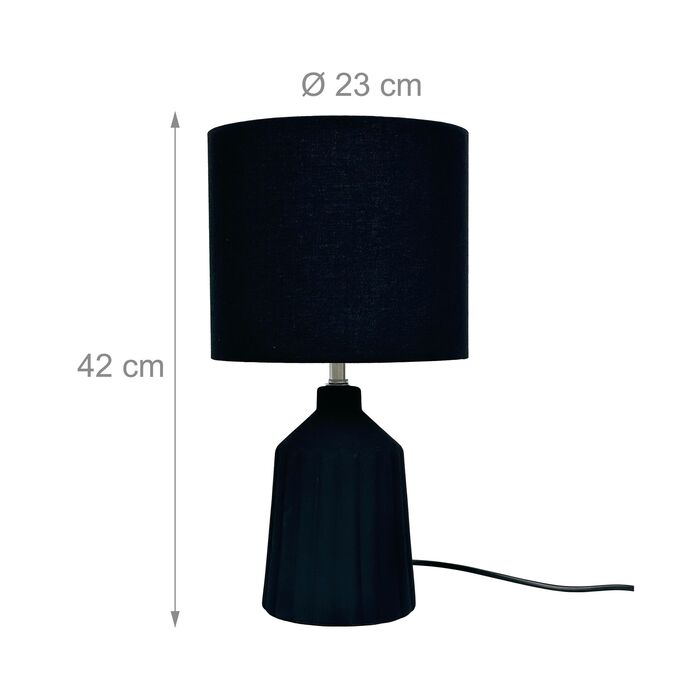 Лампа настільна Relaxdays з керамічною основою