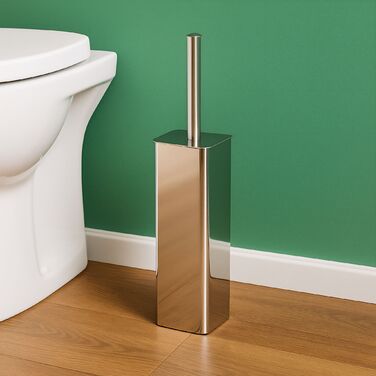 Тримач для унітазної щітки Relaxdays, нержавіюча сталь