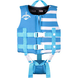 Дитячий жилет для плавання Boglia унісекс вік 1-3 роки світло-блакитний 