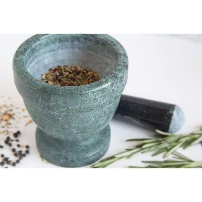 Набір для стукання спецій Fox Run: ступка та пестик, 8 см, зелений