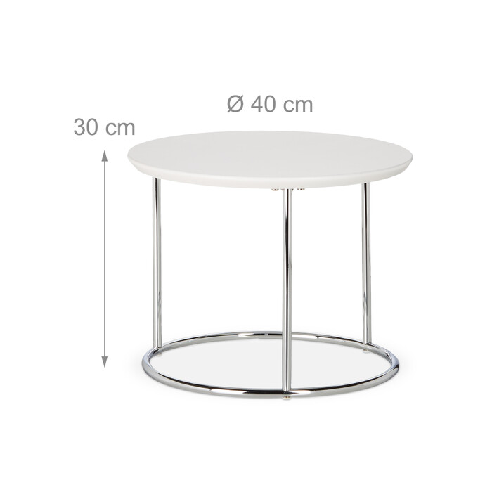 Relaxdays Side Table Набір з 2 гніздових столів