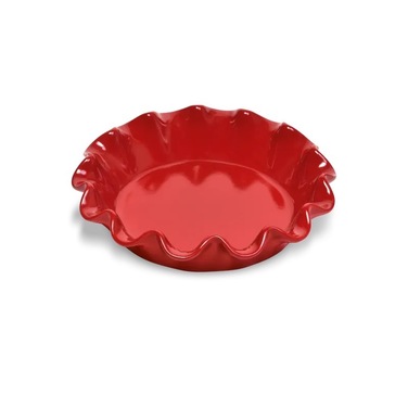 Форма для випічки/салатник хвиля Emile Henry Bakeware, 27 см червона (346187), Grand Cru