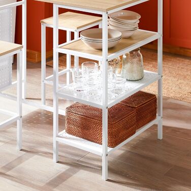 Набір барних меблів SoBuy: стіл та 2 стільці для балкона/вітальні (OGT51-WN)