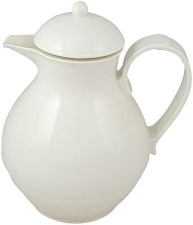 Термос Helios Nostalgie 1L, білий - підтримує температуру до 6 годин, для чаю та кави