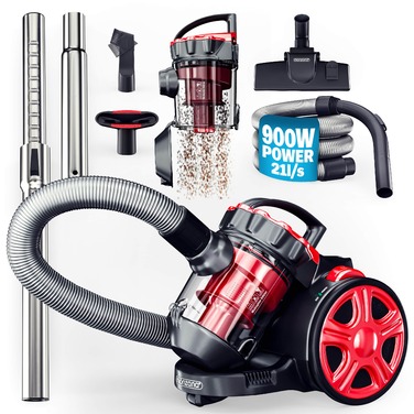 Мультициклонний пилосос Red 900 Вт ECO Power