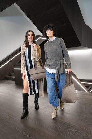 Шопер Reisenthel Shopper E1 - велика сумка для покупок, Herringbone Mokka