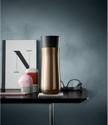 Термокружка WMF Impulse 350 мл, коричнева: автоматичний клапан, отвір 360°, зберігає тепло 8 год, холод 12 год