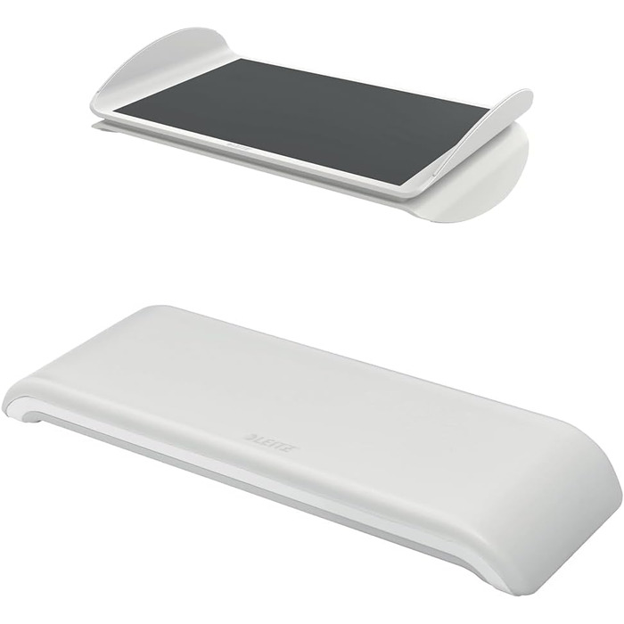 Підставка для ніг Leitz Ergo Cosy, сіра, для офісу, з підставкою для зап'ястя, сіра, 53710089