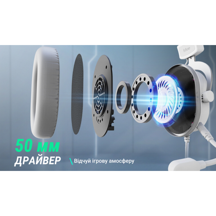 Гарнітура Fifine RGB H6W