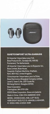 Бездротові навушники Bose QuietComfort Ultra з шумозаглушенням, Bluetooth, Чорний