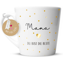 Кружка Amari Mum Mug (Серце) - Подарунок на День народження/День матері - Найкращий подарунок для мами - Кружка Mum - Подарунок для мами - Чайна кружка Mum