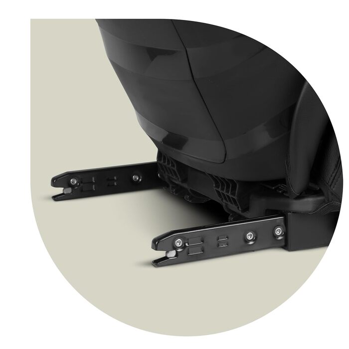 Автокрісло Nukido для дітей 15-36 кг, 4-12 років, ISOFIX, регулювання підголівника та нахилу, Louis (темно-сірий)