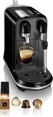 Кавомашина Sage Nespresso Creatista Uno SNE500BKS, глянцева чорна