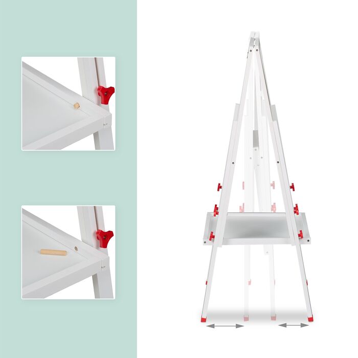 Дитячий столик Relaxdays з дощечкою для малювання