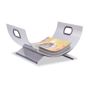 Кошик для дров Relaxdays з нержавіючої сталі