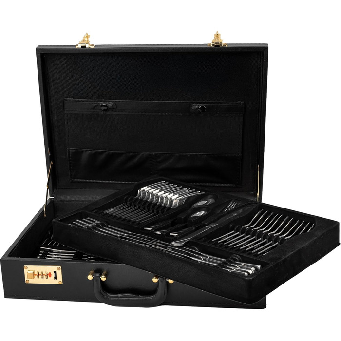 Набір столових приборів Karl Hausmann на 12 осіб (72 шт.) - нержавіюча сталь, придатний для миття в посудомийній машині