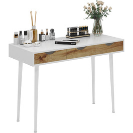 Стол письмовий з шухлядами 110 см SogesHome - білий, 110 x 50 см