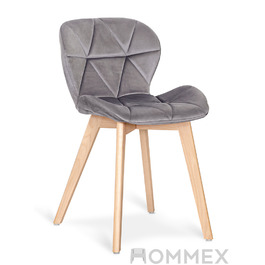 Стілець Hommex Christine Dark Grey (арт. H-350 Dark Grey)