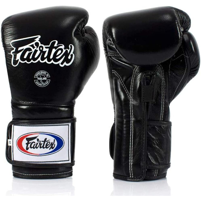 Боксерські рукавички Fairtex 14 унцій чорні