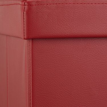 Relaxdays Складний табурет з штучної шкіри