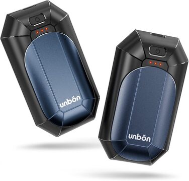 Електричні грілки для рук UNBON, 2 шт. USB, 3 режими нагріву, для спорту та Raynaud's, фіолетові