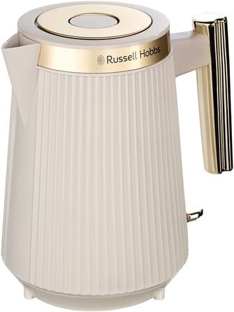 Електричний чайник Russell Hobbs Brontë Stone 1.7L, 2400W з матовим дизайном та золотистими акцентами