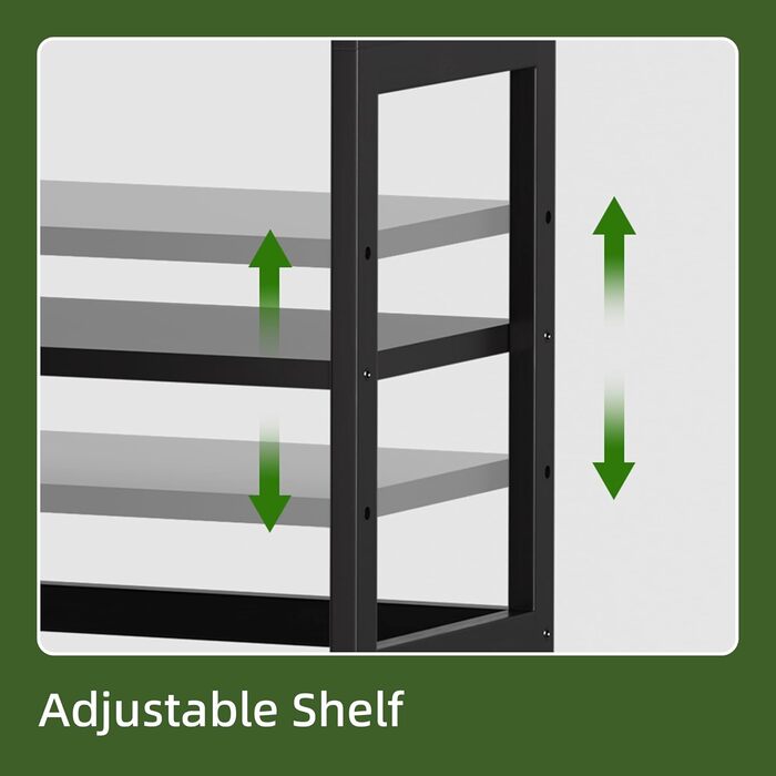 Багатоярусна полиця для книг, індустріальна з бамбуковим каркасом, дерев'яна полиця-вітрина для дому та офісу, органайзер для зберігання, рустикальний коричневий (чорний)