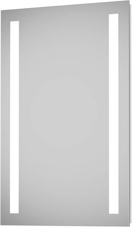 Дзеркало для ванної кімнати Talos Light LED 80x60 см з підсвічуванням, нейтральним білим світлом та алюмінієвою рамою