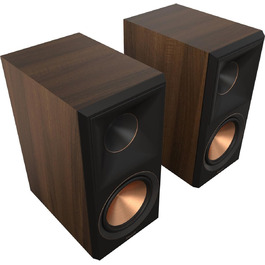 Поличкова акустика Klipsch RP-600M II, 1 пара, рупор Tractrix 90x90, низькочастотний динамік 16,5 см, горіх