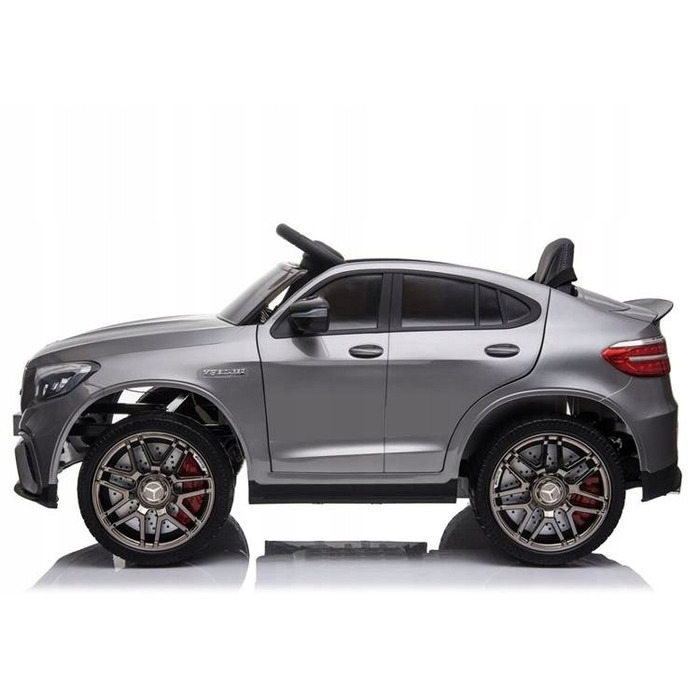 Дитячий електромобіль Mercedes-Benz GLC 63S LIFT, сріблястий лак, 4x4