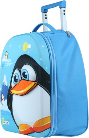 Дитячий візок Bouncie 3D Penguin, 40 см, синій - Валіза/Багаж