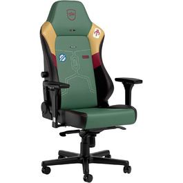 Зручне і міцне ігрове крісло, ідеально оптимізована ергономіка крісла забезпечує високий комфорт сидіння, вантажопідйомність 150 кг, Boba Fett Edition