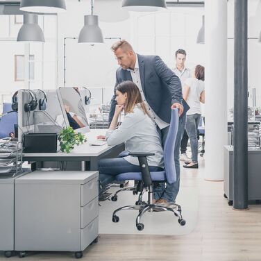 Захисний килимок для офісного крісла Relaxdays (прозорий)