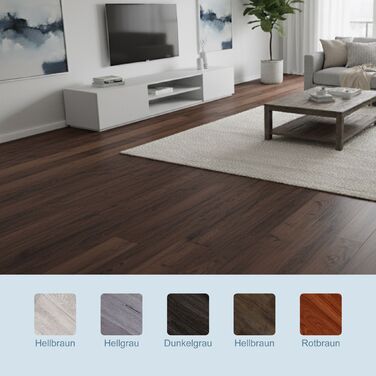 Вініловий підлоговий декор Relaxdays з самоклеючою основою та дизайном під дерево