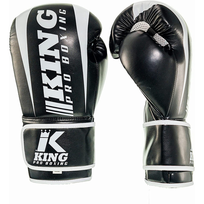 Боксерські рукавички King PRO Boxing, Revo 1, чорного кольору (14 унцій)