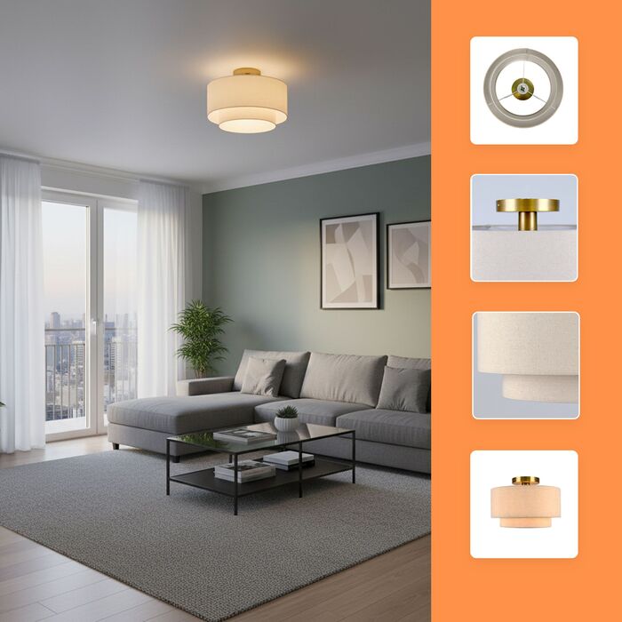 Relaxdays: Стеля з тканини