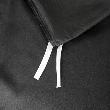 Чорна постільна ковдра Good Nite 200x200 см, 3 шт. (ковдра + 2 наволочки) з мікрофібри, дихаюча, м'яка