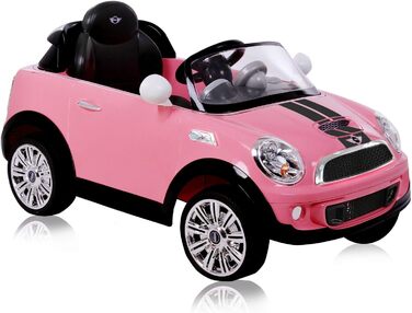 Електромобіль для дітей Rollplay MINI Countryman 12V, рожевий, з пультом керування, від 3 до 6 років