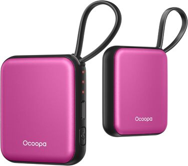 Електричні грілки для рук Ocoopa 2 шт., USB, 4000mAh, 3 режими нагріву, до 52°C, для зими, спорту та подорожей, Ocoopa x UT5 Nano Wiesengeflüster (Квіткова серія)