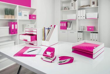 Ящик для зберігання і транспортування Leitz Click & Store, кубічна форма, 61080095 (великий, рожевий)