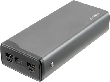 Чорний металік, 4smarts VoltHub Pro Powerbank LiPo 26800 mAh