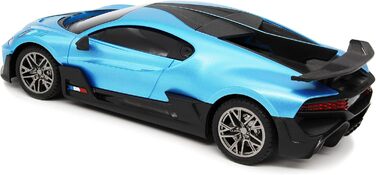 Модель автомобіля Bugatti Divo синього кольору 1:24 CMJ, радіокерування 2.4 GHz, офіційна ліцензія