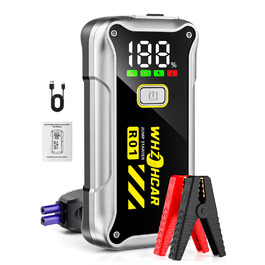 Powerbank Starthilfe 4000A: Портативний пусковий пристрій для авто 12V з LCD дисплеєм та LED ліхтариком (до 9.0L бензин/7.5L дизель)