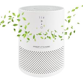 Повітряочисник ProfiCare® PC-LR 3075: для кімнат до 20 м², 2 фільтри, сенсорне керування