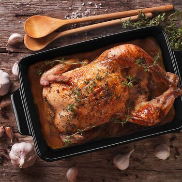 Набір форм для запікання Relaxdays, 3 шт., кераміка, чорний