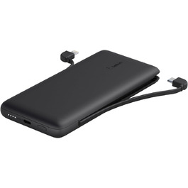 Повербанк Belkin BOOSTCHARGE Plus 10K (10 000 мАг, кабель Lightning & USB-C, порт USB-C) - чорний