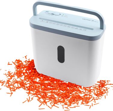 Шредер Genie 440 X II P4: Надійний знищувач документів для дому та офісу | Об'єм кошика 9L, функція Auto-Start-Stop, автоматичне виявлення паперу | Синій